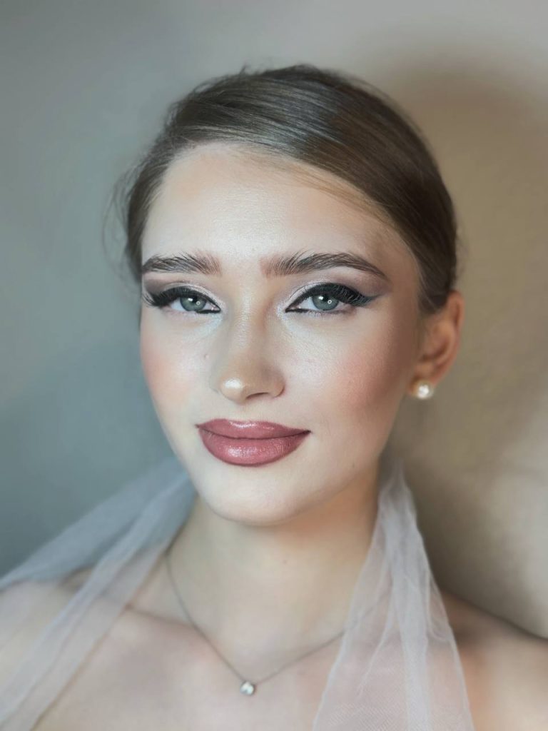 Bridal soft glam makeup Houston
